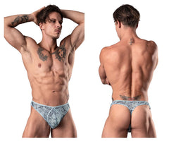 Male Power 461-290 Marble Mesh Mini Tanga Farbe Hellblau