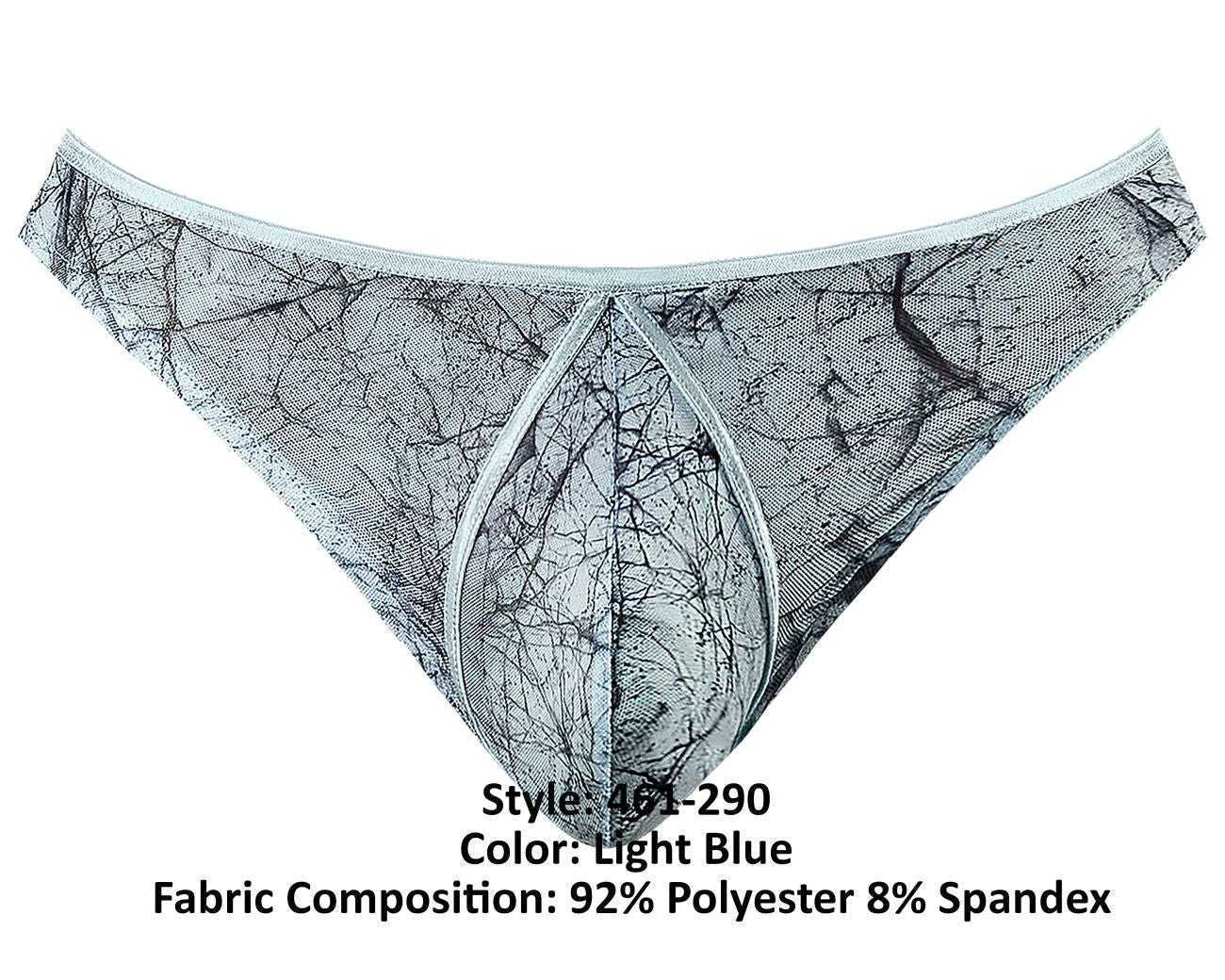 Male Power 461-290 Marble Mesh Mini Tanga Farbe Hellblau