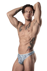 Male Power 461-290 Marble Mesh Mini Tanga Farbe Hellblau