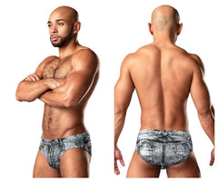 Bikini en denim sale Male Power 486-286 Couleur Denim Imprimé