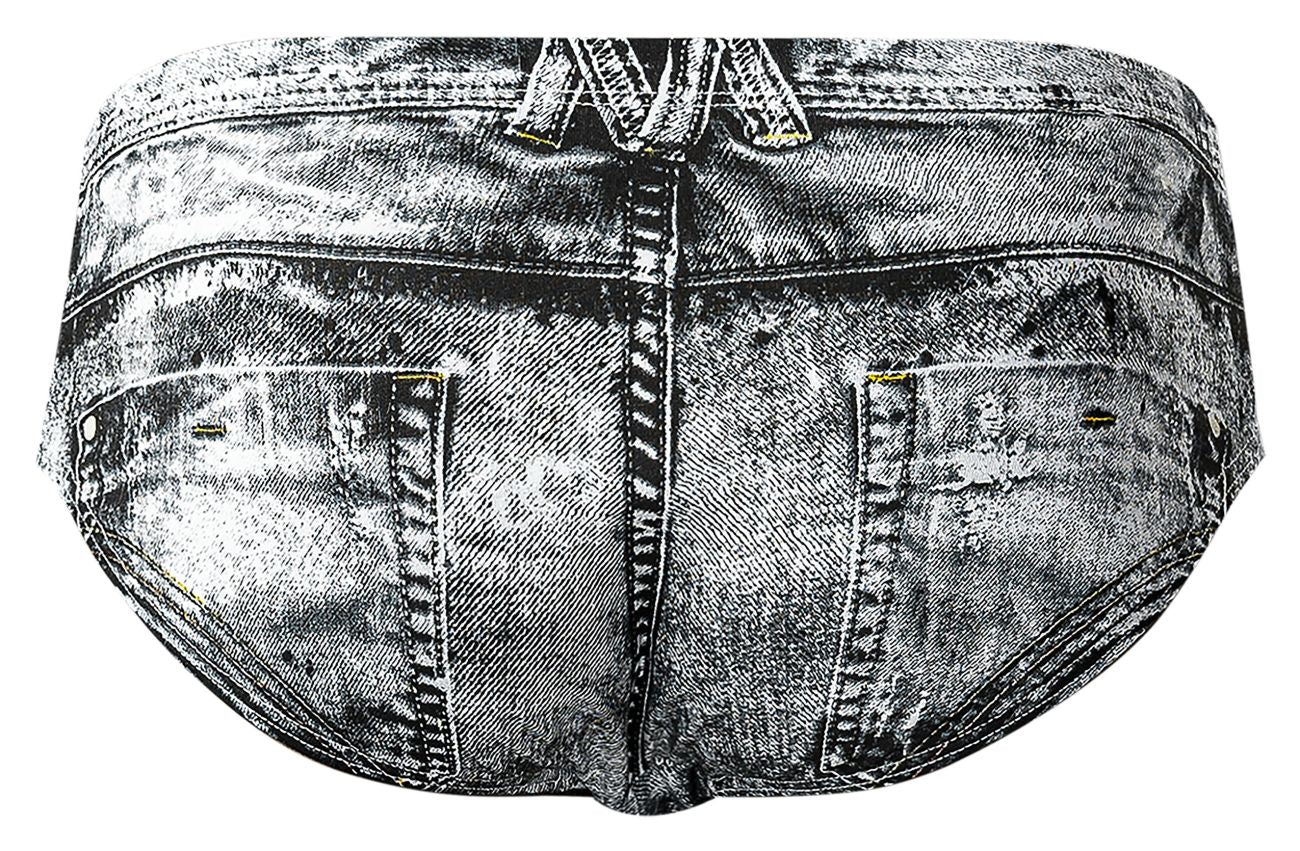 Bikini en denim sale Male Power 486-286 Couleur Denim Imprimé