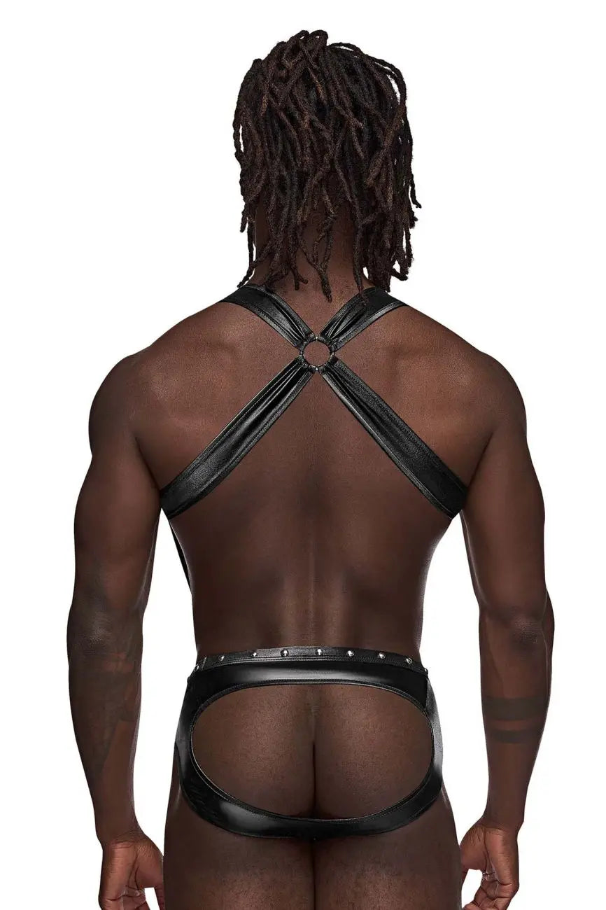 Male Power Sous-vêtements pour hommes PAK-154 Jockstrap Uranus Fetish Couleur Noir