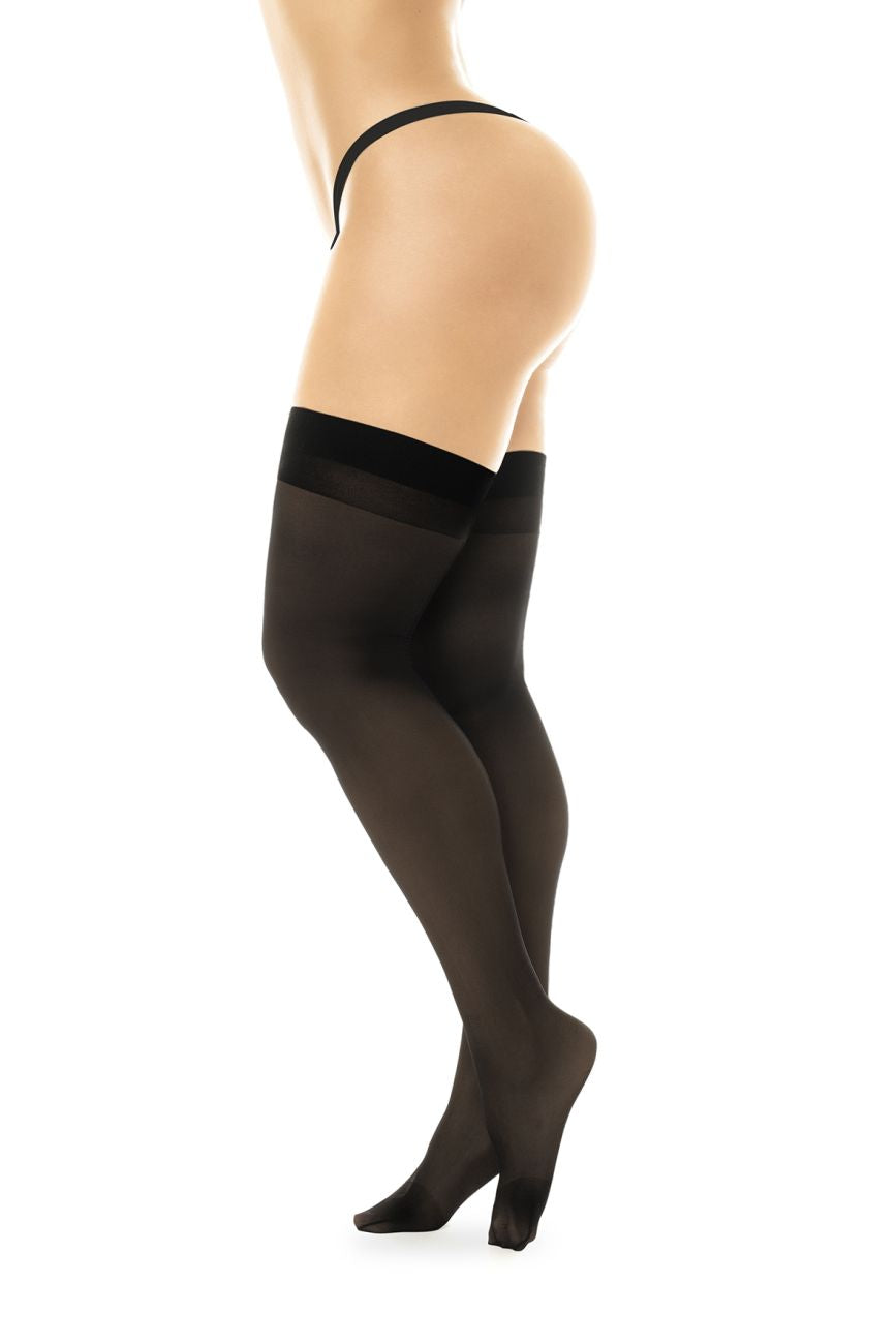 Mapale 1109 Sheer Thigh High Stockings Color Black