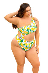 Mapale 67038X One Piece Swimsuit Color Citrus Print