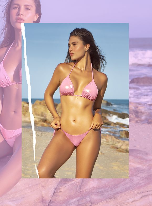 Mapale 67183 Two Piece Swimsuit Color Pink Liquid