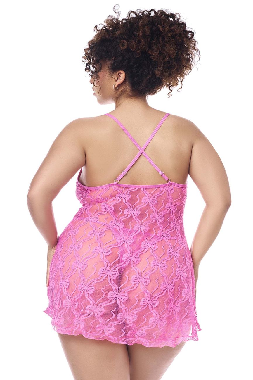 Mapale 7623X Babydoll mit passendem Höschen Farbe Pink