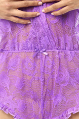 Mapale 8951 Barboteuse-Babydoll Couleur Orchidée Sauvage