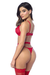 Mapale 8970 Dreiteiliges Set Farbe Rot