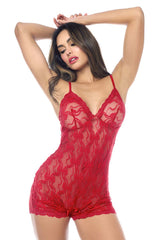Mapale 8972 Barboteuse-Babydoll Couleur Rouge
