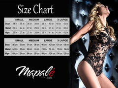 Mapale 8921X Bodysuit Color Pink