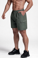Jed North Men's Trek 4.5" Cargo Shorts - Dark Olive