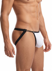 Undergear Men's Mesh Strap Jock BK- 790