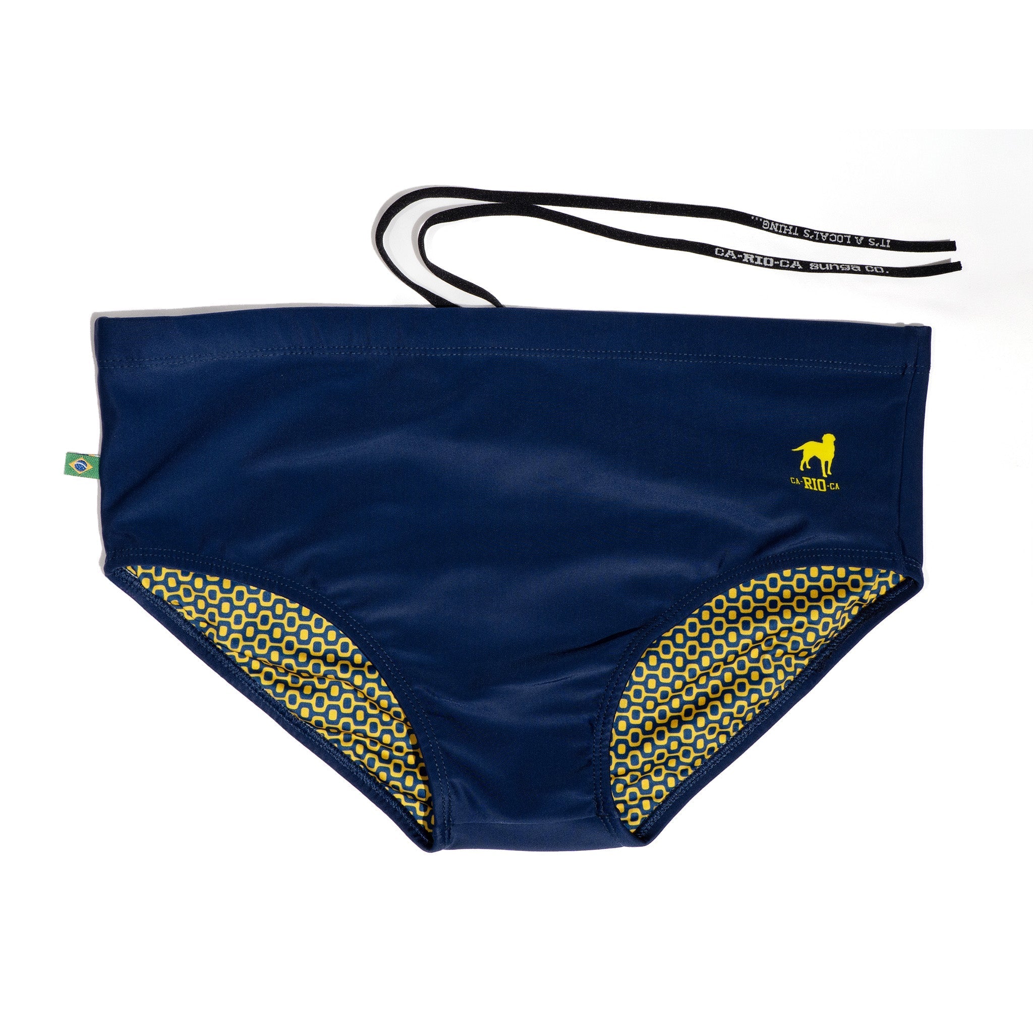 CA-RIO-CA Classic Cut Solids Sunga - Male Bathing Suit