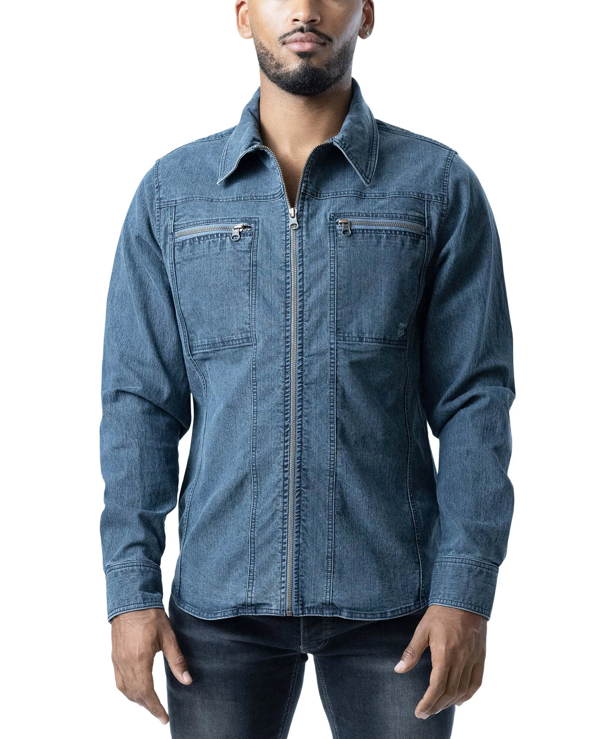 Nasty Pig Men's Body Shop L/S Shirt - Blue
