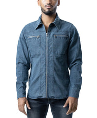 Nasty Pig Men's Body Shop L/S Shirt - Blue