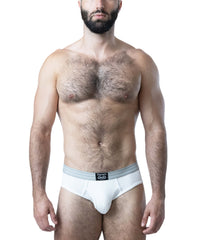 Nasty Pig Herren-Body Shop Y-Front Slip - Weiß