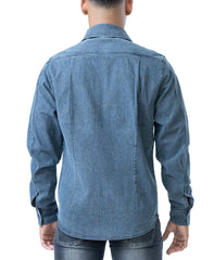 Nasty Pig Men's Body Shop L/S Shirt - Blue