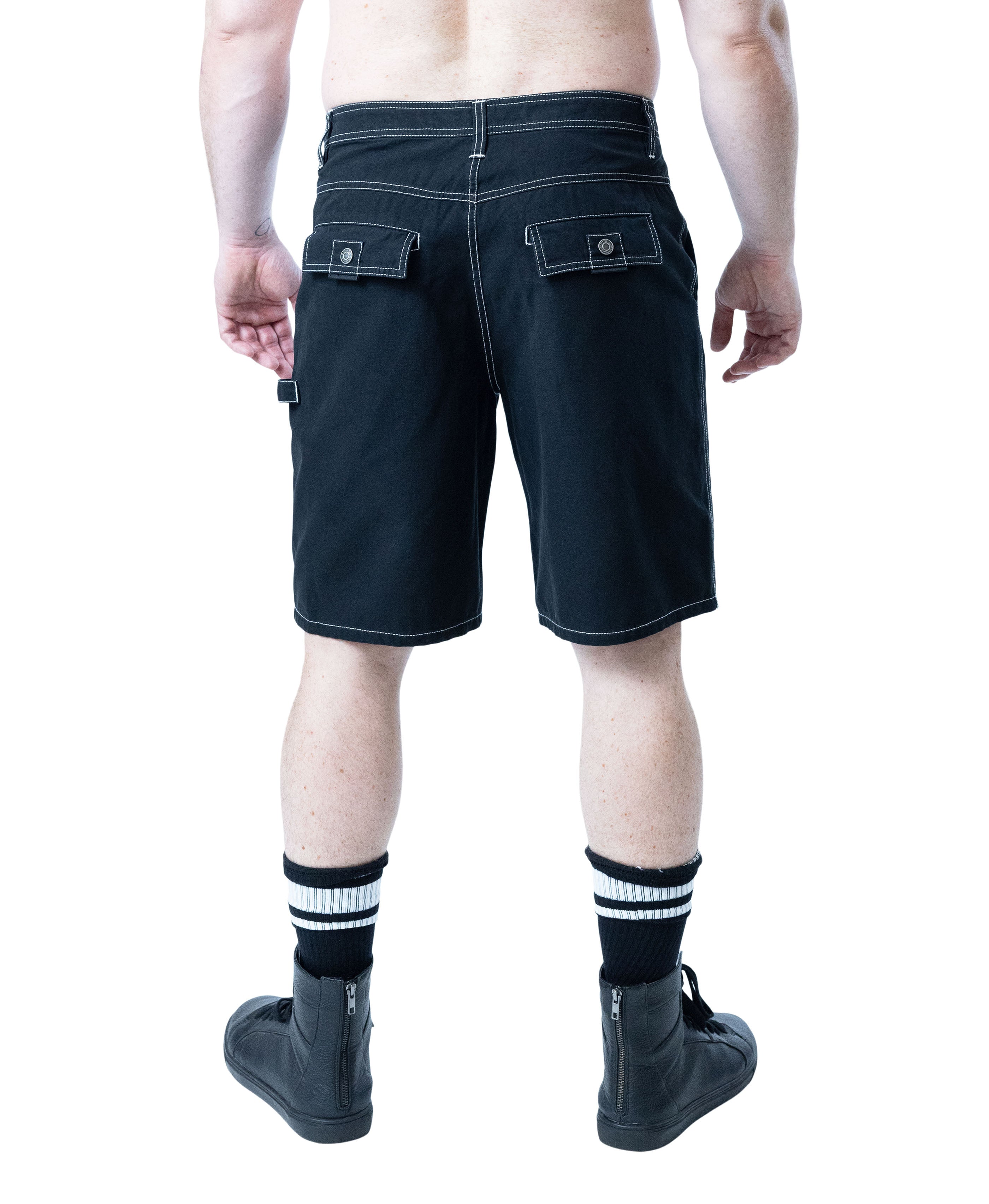 Nasty Pig Forge Shorts für Herren – Distressed Black