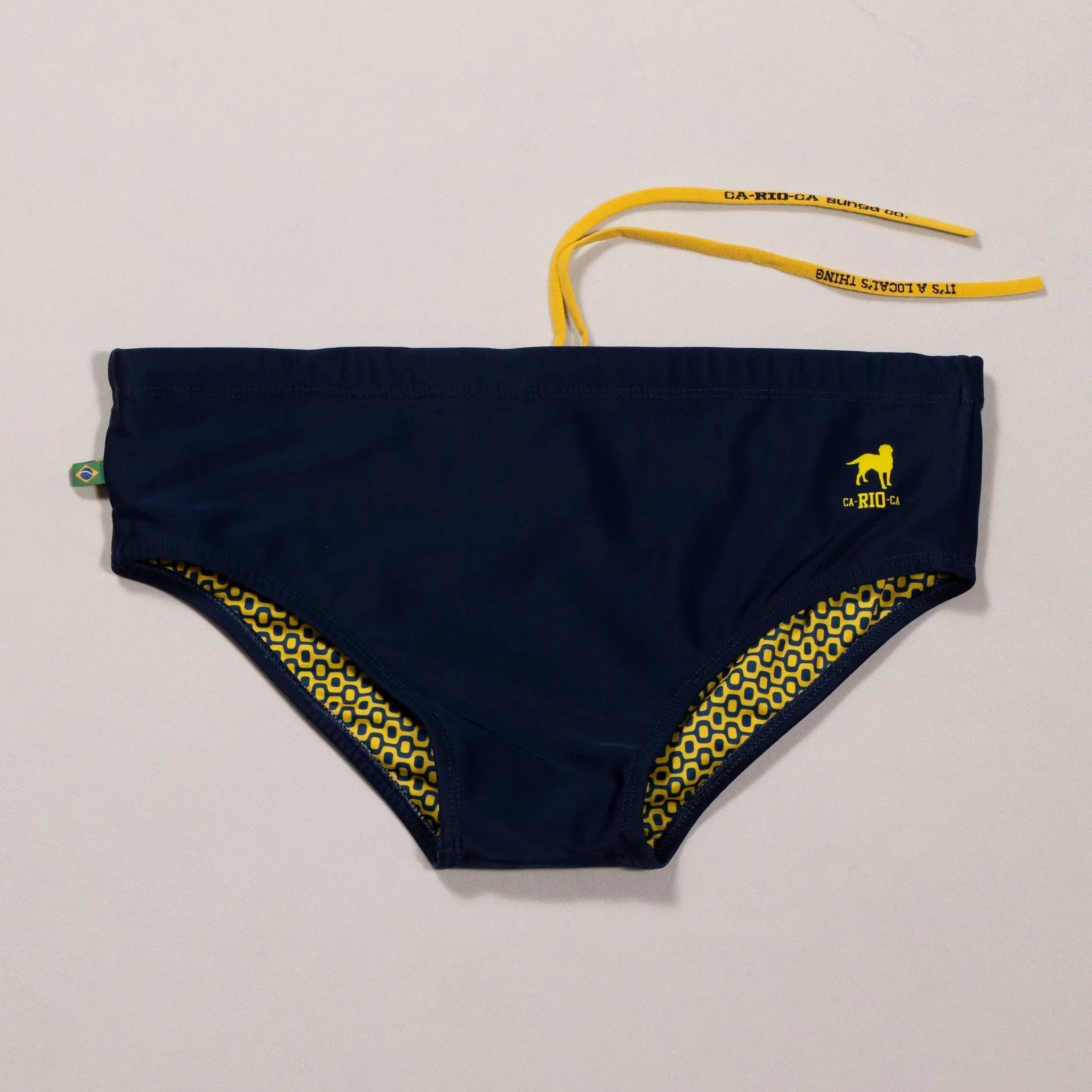 CA-RIO-CA Low Rise Solids Cut Sunga – Herrenbadehose