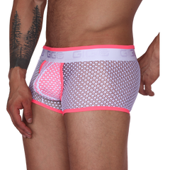 Net Fuchsia Trunk front view by Gigo Underwear