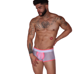 Net Fuchsia Trunk on model by Gigo Underwear