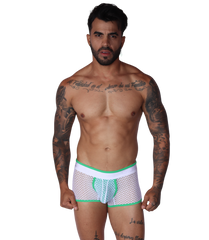 Net Green Trunk on model by Gigo Underwear
