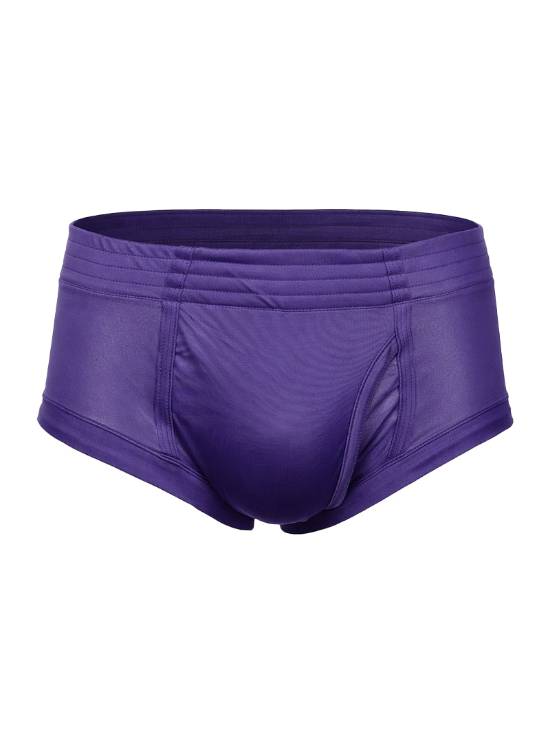 Nylon Tricot Brief - Left Side Fly