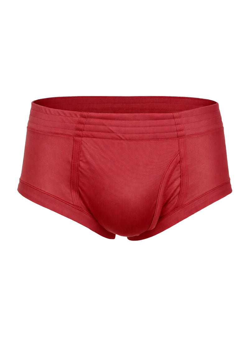 Nylon Tricot Brief - Left Side Fly