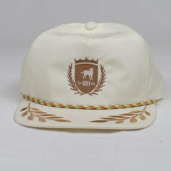 CA-RIO-CA Crest Logo UNSTRUCTURED BAY LEAF SNAPBACK ROPE HAT