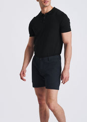 POSTMARC Herren-Stretch-Strick-Chino-Shorts - Marineblau
