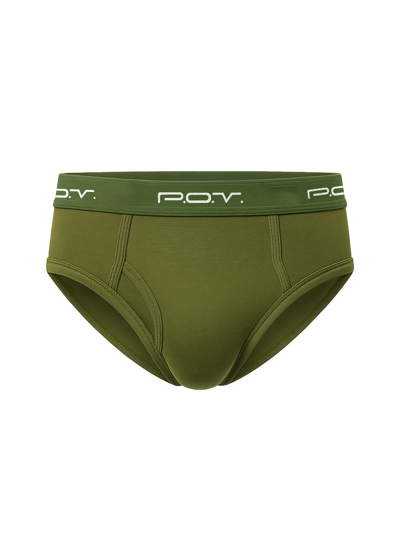 POV Flyfront Cotton Brief