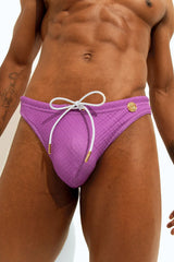 Poxeidon Herren The Solid Siren Badehose - Iris Feather