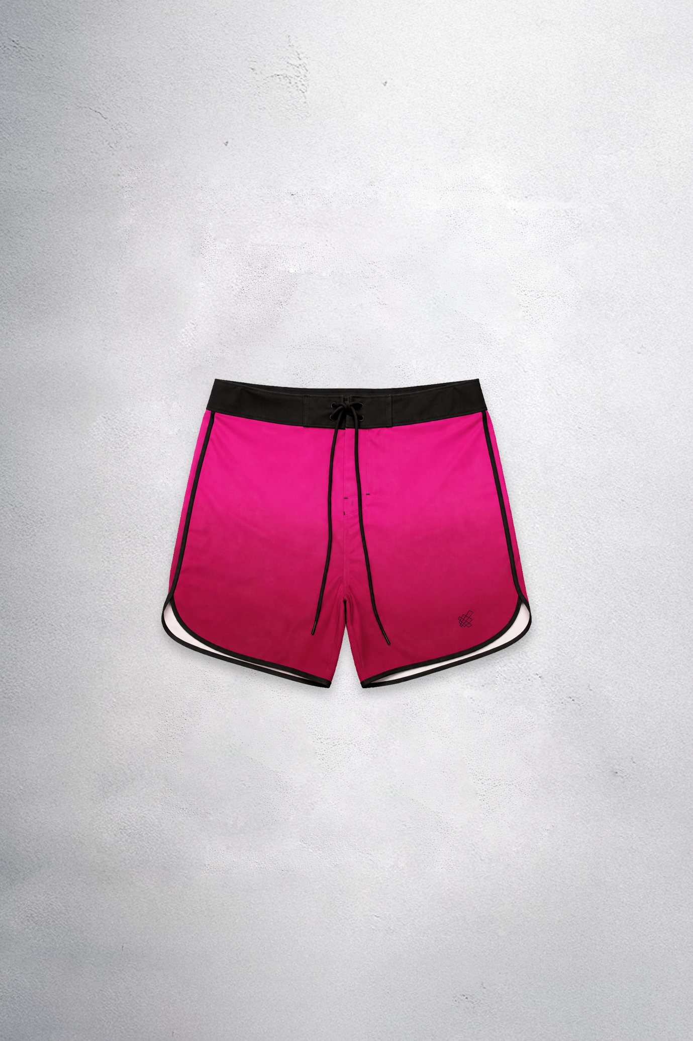 Jed North Men's Men's Physique Board Shorts  - 15" Athlete Cut - Electric Crimson