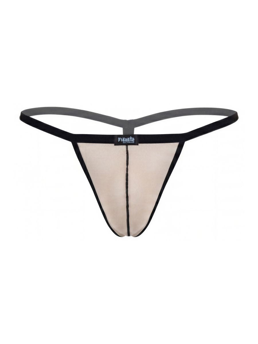 Pikante 26094 PIK 26094 String pour Homme, Couleur Beige