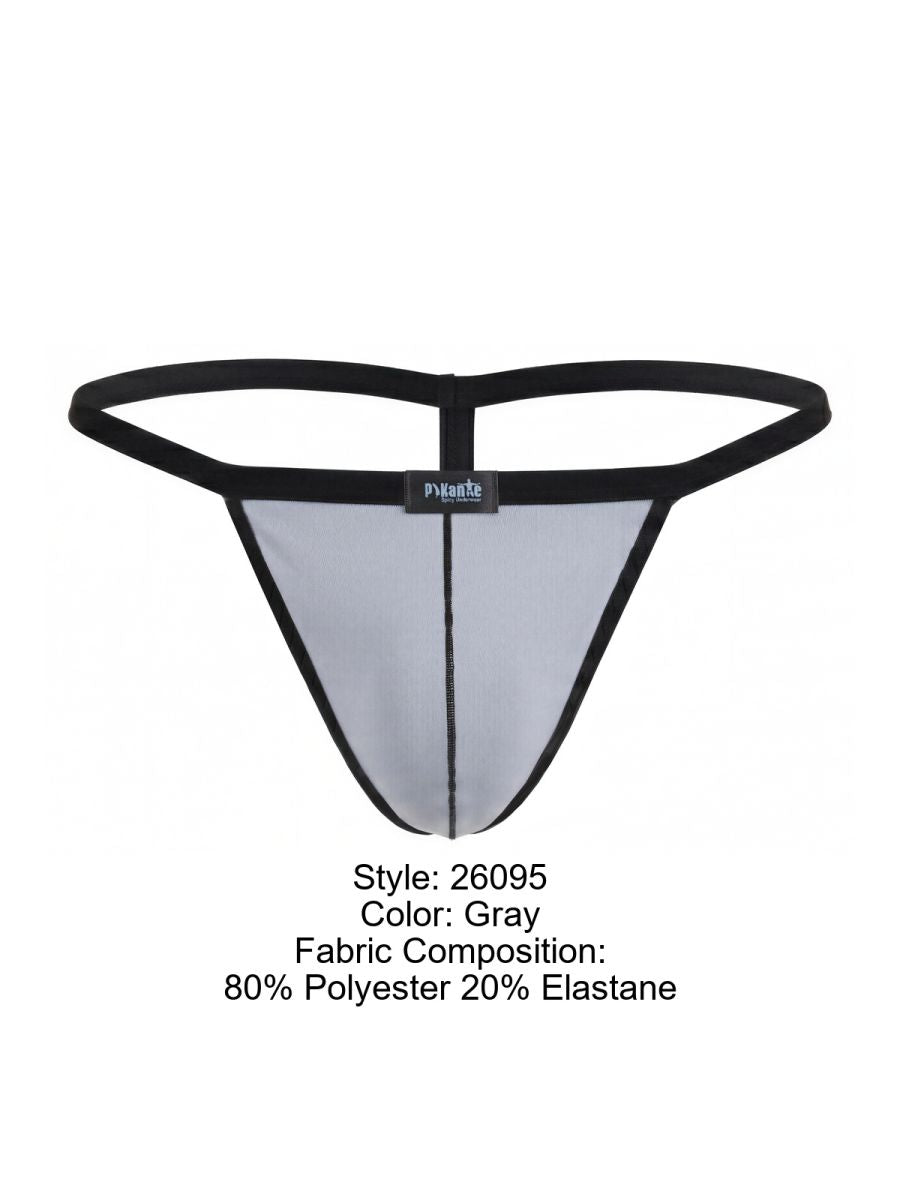 Pikante 26095 String G-String - Couleur Gris