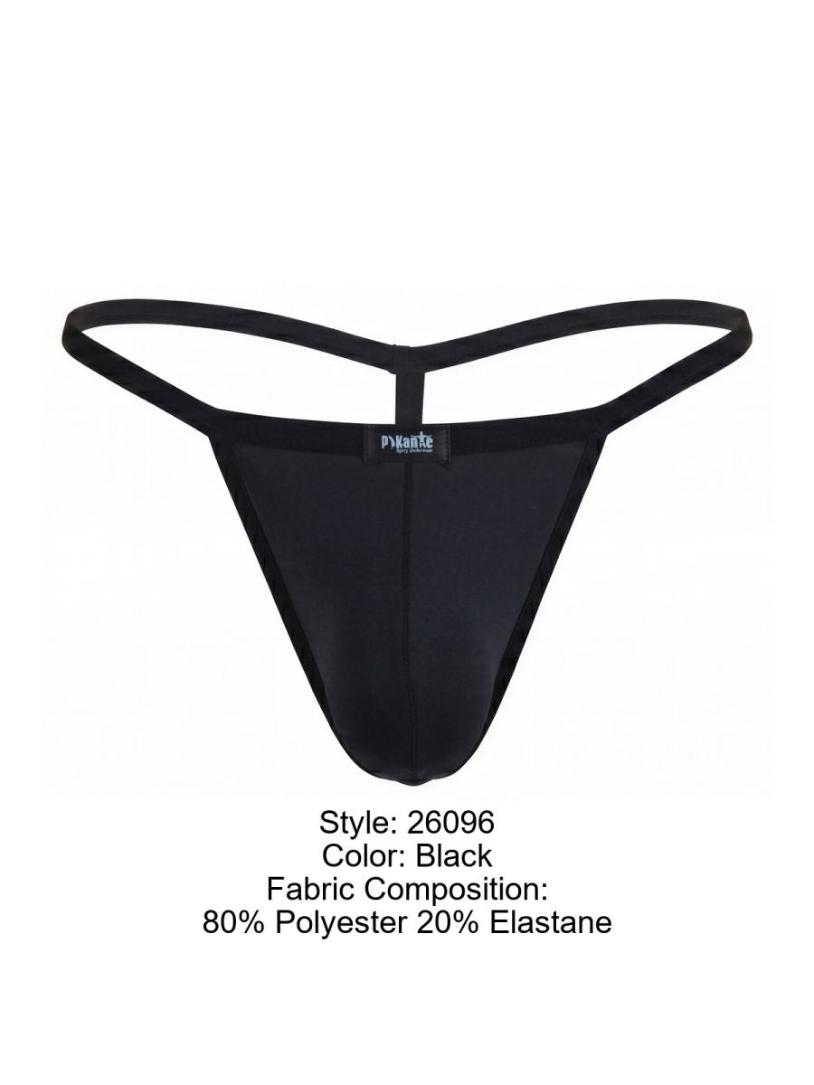 Pikante 26096 PIK 26096 String Noya couleur noir élégant Noir