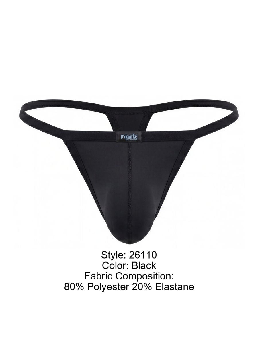 Pikante 26110 PIK 26110 Khonsu Strings in eleganter schwarzer Farbe Schwarz