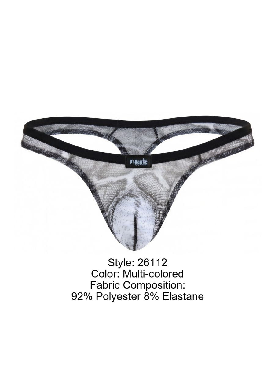 Pikante 26112 PIK 26112 Piton String in Exotischem Mehrfarbigem Multi-Colored
