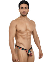 Pikante 26124 PIK 26124 Mehrfarbiger Tier-String Tanga Farbe Mehrfarbig