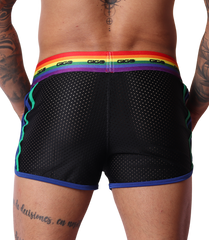 Pride Shorts back view by Gigo Underwear