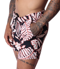 Prisma Black Beachwear front view by Gigo Underwear