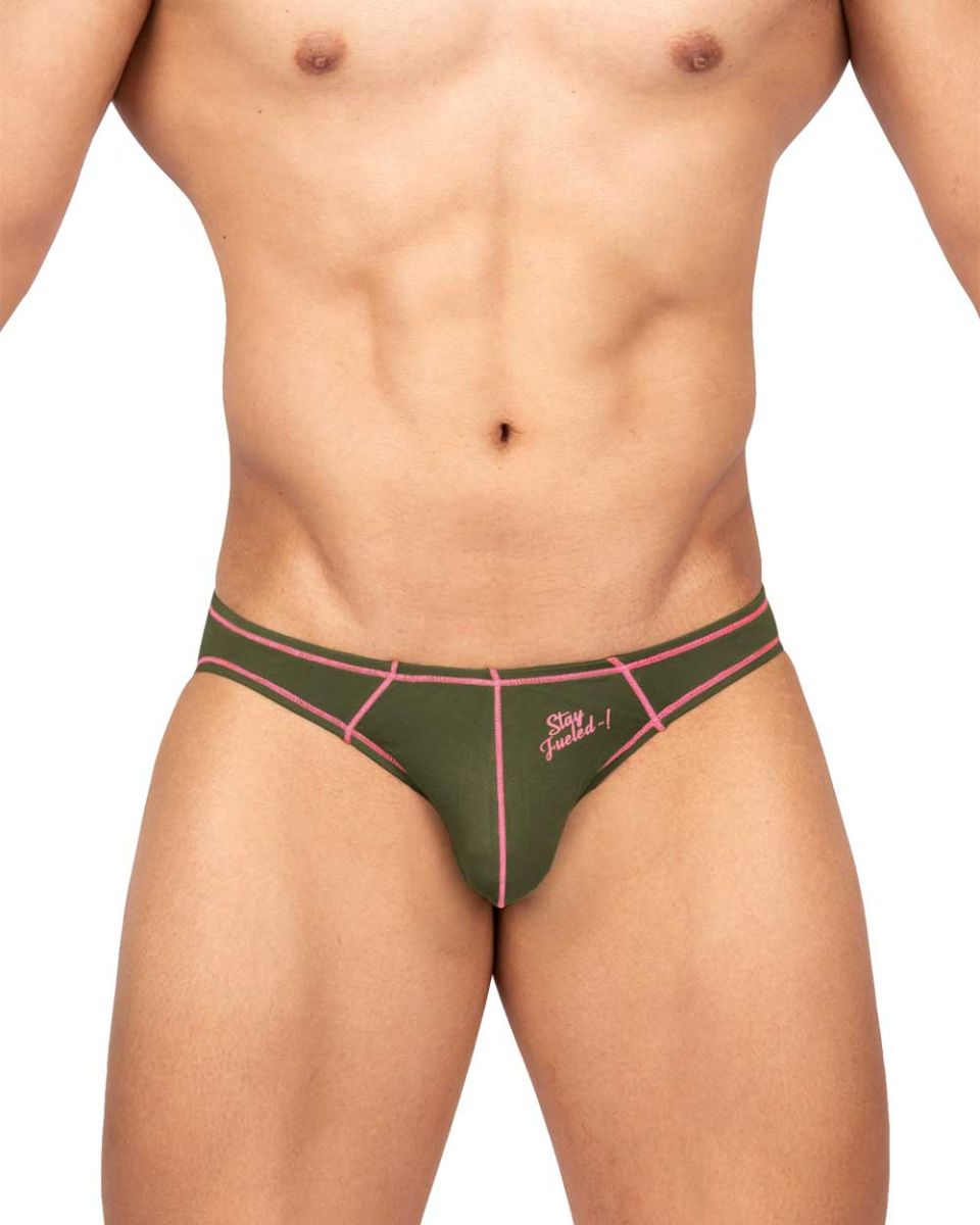 Private Structure EPUS4563 Prime Eutopia Bikini Brief Color Olive