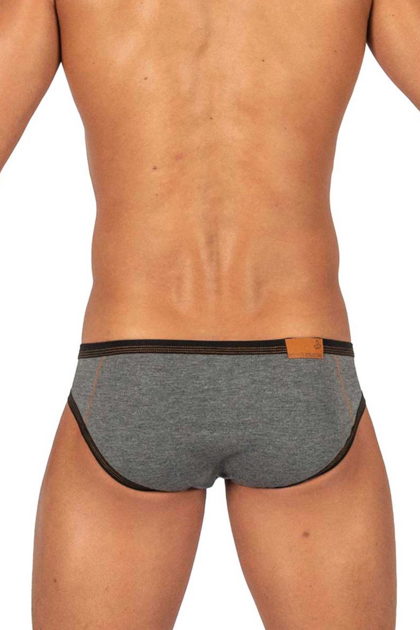 Private Structure LCUT4358 Barn Boy Low Rise Mini Brief Color Stone Gray