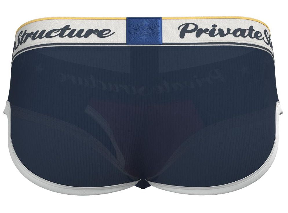 Private Structure SCUS4529 Classic Mid Waist Mini Brief Color Navy