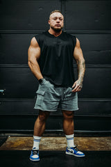 Jed North Men's JN Active Muscle Tee - Black