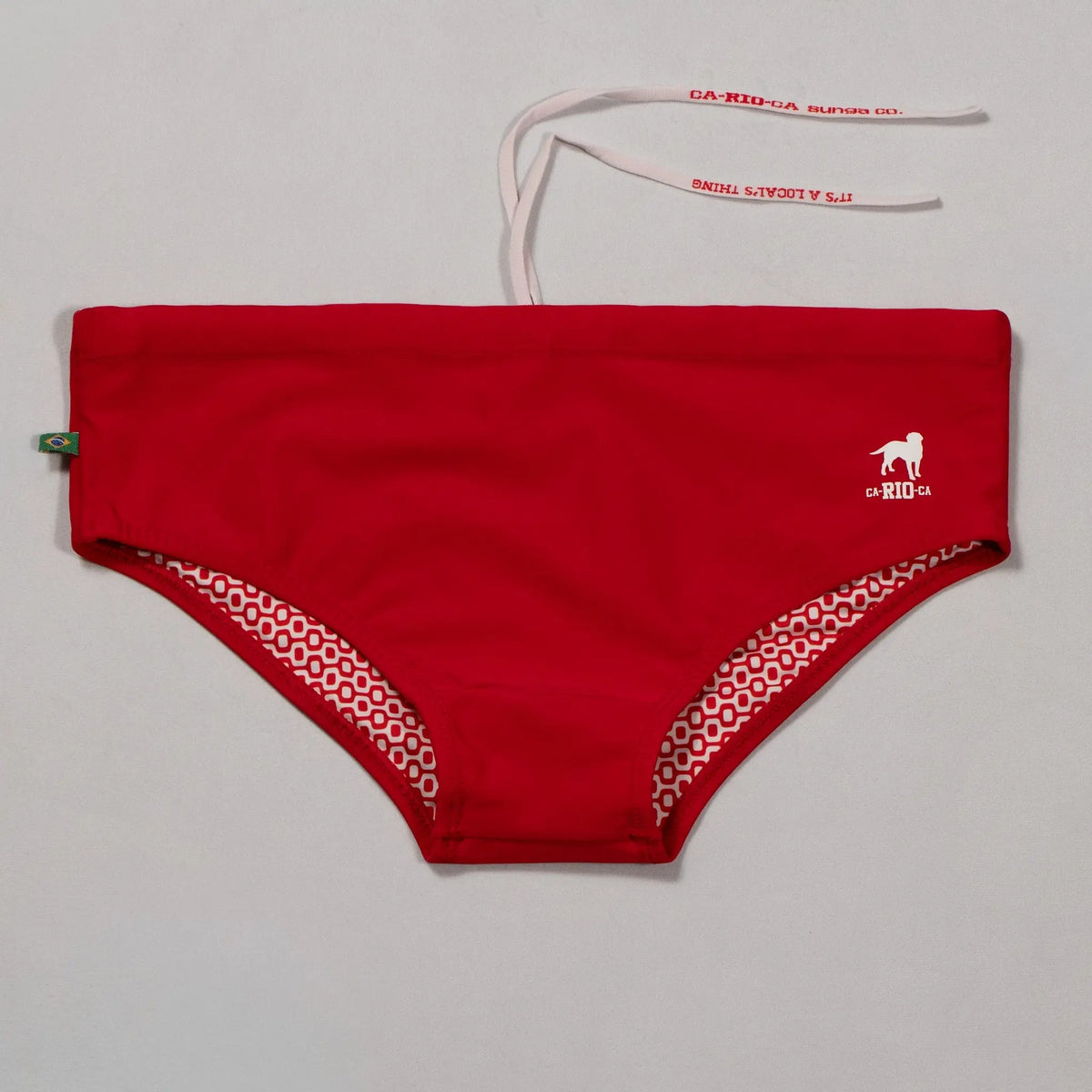 CA-RIO-CA Low Rise Solids Cut Sunga – Herrenbadehose