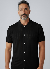 Smash Shirts Men's Smash S/S Knit Button Down Shirt