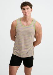 ST33LE Space Dye Textured Knit Tank - Grass