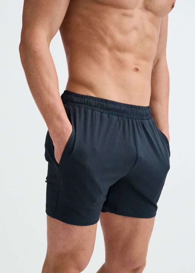 ST33LE Performance-Shorts aus strukturiertem Mesh-Stretch – Farngrün