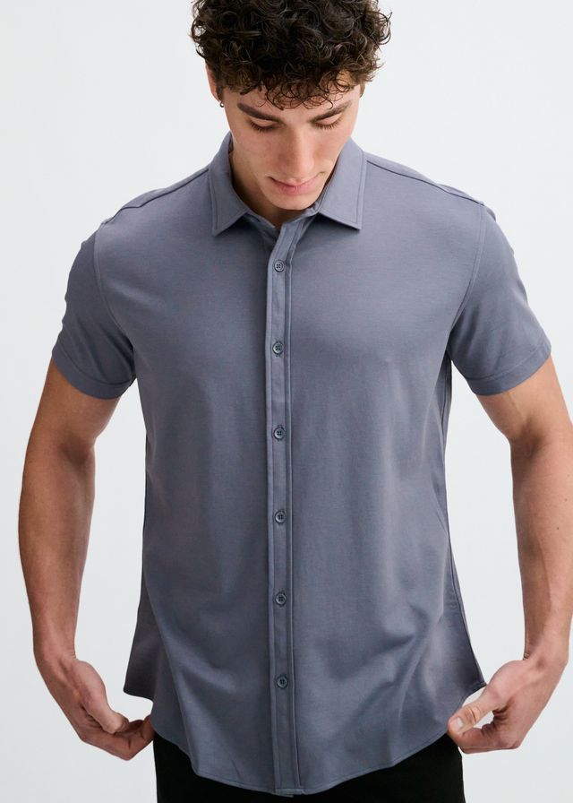 ST33LE Stretch Knit Shirt - Gravel